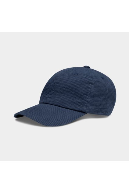 Unisex modrá šiltovka "Soft Cap Seersucker Navy"