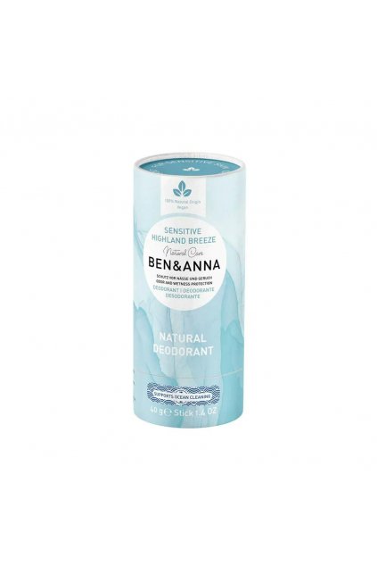 Ben & Anna Tuhý deodorant Sensitive BIO (40 g) - Horský vánok