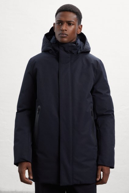 Pánska čierna bunda „PARKO COAT Black“
