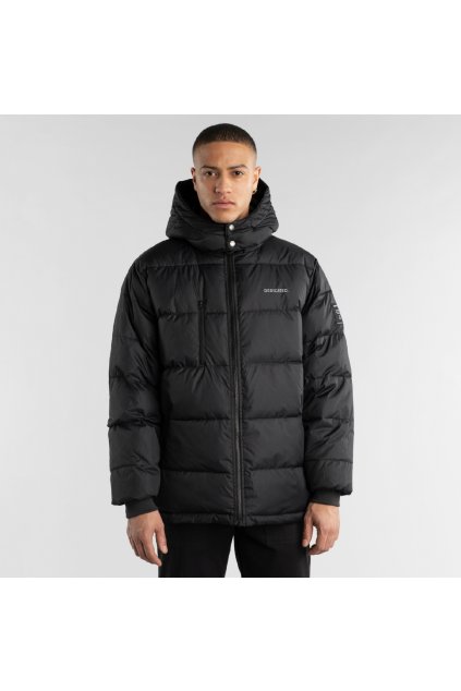 Pánska čierna nepremokavá bunda „Puffer Jacket Dundret Black“