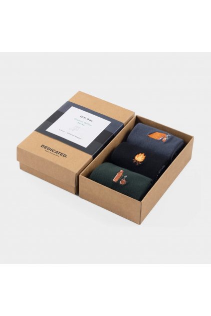 Darčekové balenie ponožiek z biobavlny "Socks Sigtuna Hike 3-pack"