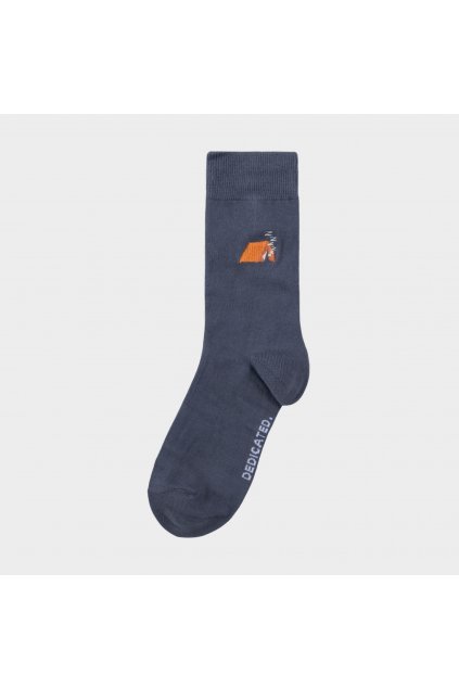 Ponožky z biobavlny "Socks Sigtuna Tent Ombre Blue"