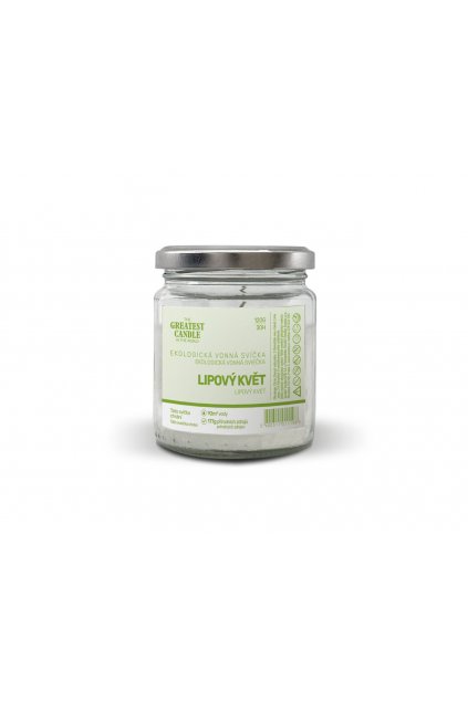 The Greatest Candle Zero-waste sviečka v skle (120 g) - lipový kvet