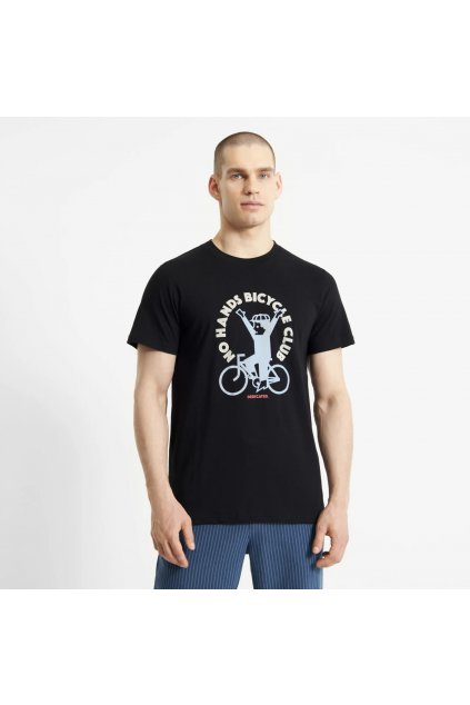 Pánske tričko s potlačou  „T-shirt Stockholm No Hands Black“