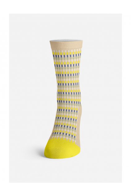 Ponožky "EKI MULTICOLOR beige/yellow“