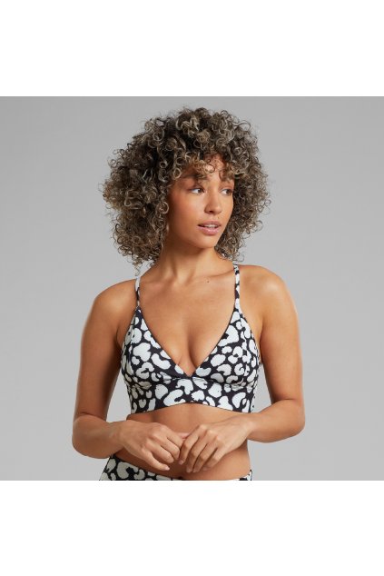 Bikiny vrchný diel "Alva Painted Leopard Black"