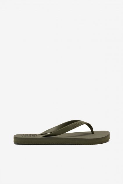 Pánske zelené recyklované žabky „ALGAE flip flops khaki“