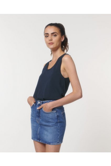 Dámske tmavomodré tielko "Stella Minter French Navy"