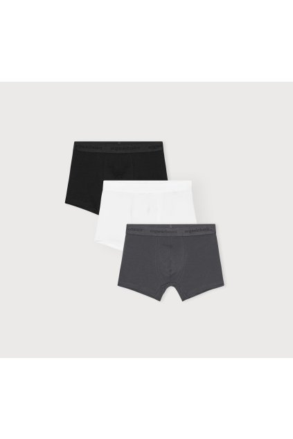 Bavlnené boxerky 3-balenie "Core Boxers 3-Pack  white / slate / black"