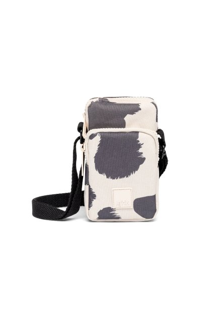 Crossbody taška "AMSTERDAM Printed Cow" z recyklovaných PET fliaš