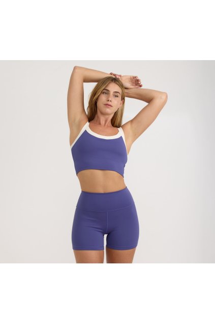Tmavomodré športové biker kraťasy z recyklovaného nylonu "Active Flow Bike Shorts eclipse"