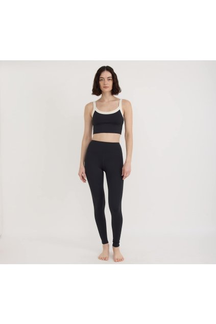 Čierna športová podprsenka z recyklovaného nylonu "Active Flow Bra black"