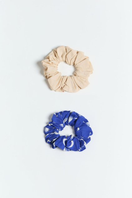 Set gumičiek „SCRUNCHIE BATAN tapioca + moon“