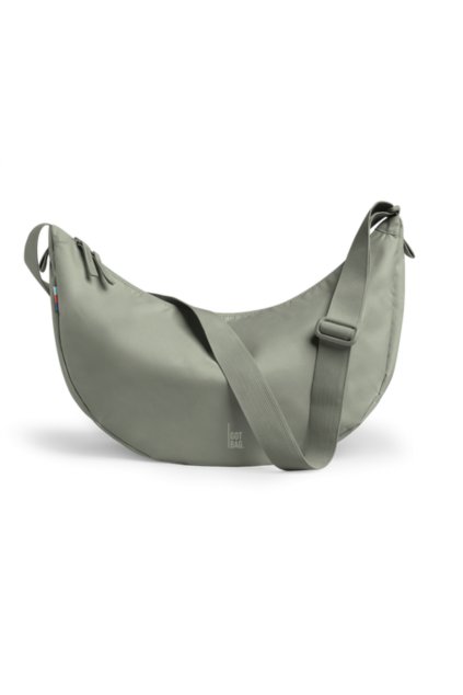 Veľká svetlozelená kabelka "MOON BAG LARGE bass" z recyklovaných plastov z oceánu