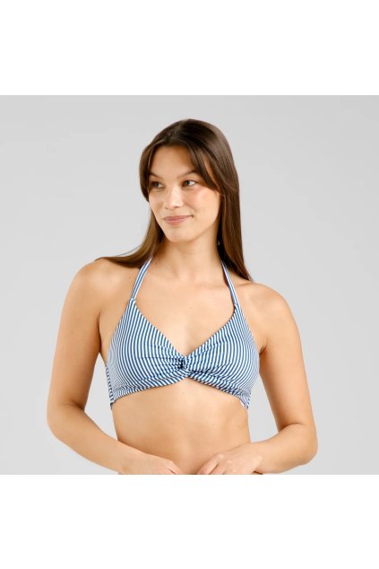 Bikiny vrchný diel "Gullholma Thin Stripe Majolica Blue"