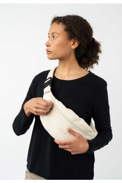 Unisex béžová ľadvinka "HIP BAG ecru"