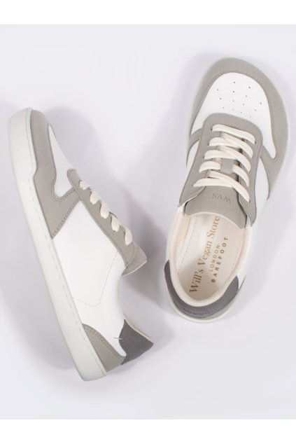 Pánske barefoot tenisky „Barefoot Sneakers White & Grey“ (Veľkosť 40)