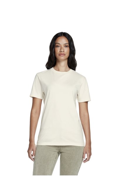 Unisex krémové tričko "BASIC Natural" (Veľkosť L)