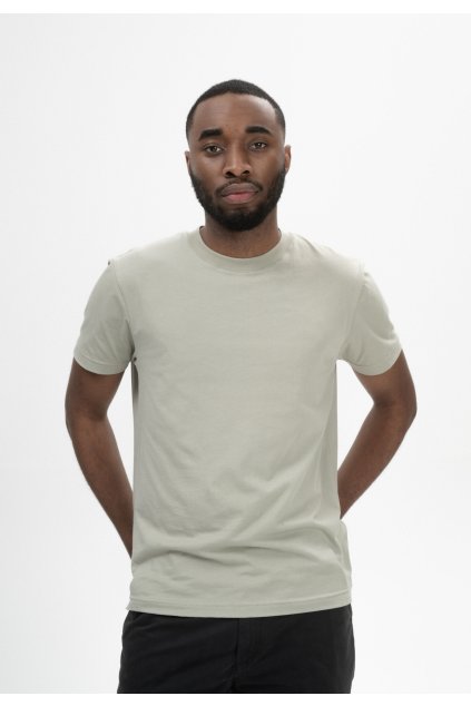 Pánske svetlozelené tričko "AVAN dusty green" (Veľkosť XL)