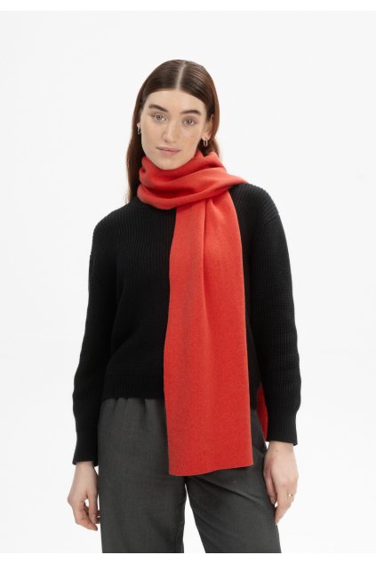 30989 asmee jacquard knit scarf apple red blend 01