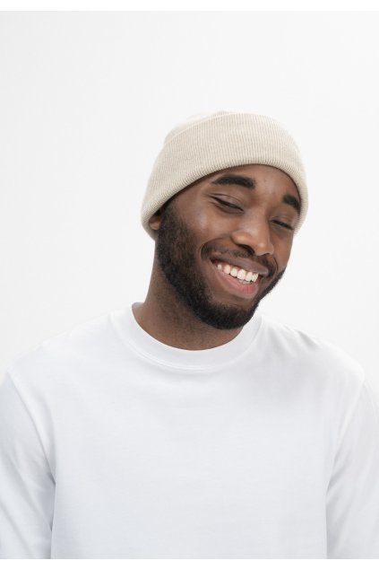 31295 himmat unisex fine knit beanie pebble blend 01