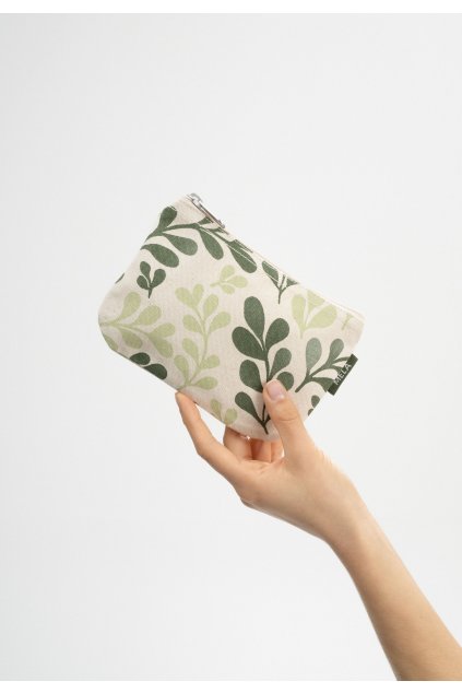 31670 small pouch green leaf 01