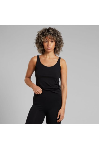 Dámske čierne tielko "Top Tuna Black" (Veľkosť XS)