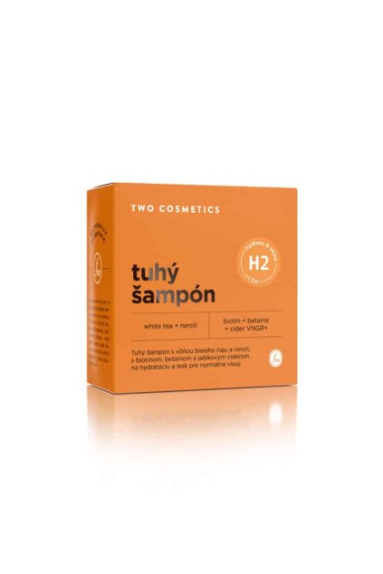 Two Cosmetics Tuhý šampón HYDRATE&SHINE s biotínom, vôňou neroli a biely čaj (60g)