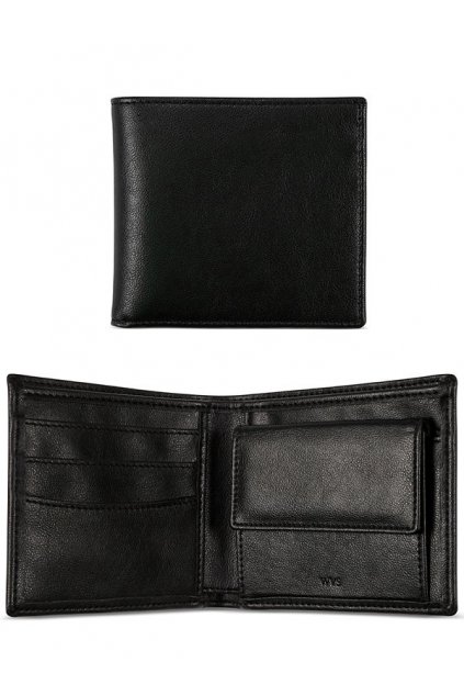 Pánska čierna peňaženka „Billfold Coin Wallet Black“