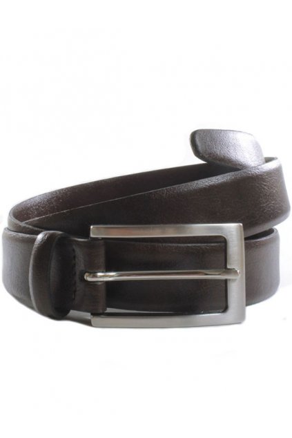 Tmavohnedý opasok „Classic 3cm Belt Dark Brown“