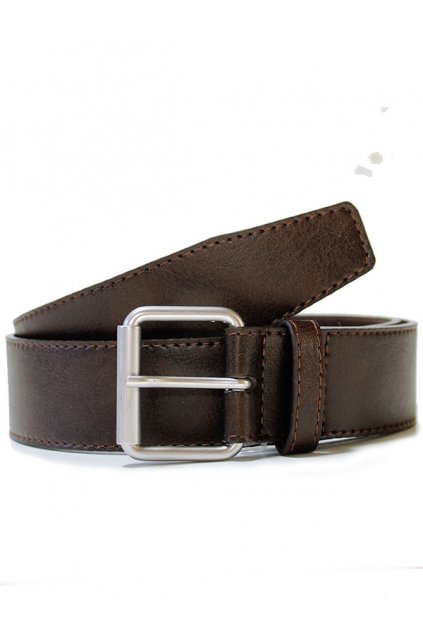 Tmavohnedý opasok „4cm Jeans Belt Dark Brown“