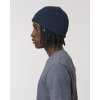 Unisex tmavomodrá čiapka z biobavlny "Fisherman Beanie French Navy"