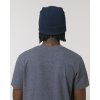 Unisex tmavomodrá čiapka z biobavlny "Fisherman Beanie French Navy"