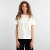 Dámske tričko s výšivkou „Mysen Cross Stitch Globe Off-White“