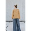 Dámske ľanové široké nohavice "WIDE LEG PANTS"