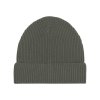 Unisex  zelená čiapka z biobavlny "Fisherman Beanie Khaki"