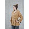 Ľanové kimono s dlhým rukávom - rôzne farby