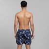 Pánske vzorované plavky "Sandhamn Brushed Waves Navy"