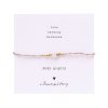 Náramok na kartičke "Iris Card Rose Quartz Gold Bracelet"