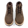 Pánske hnedé topánky „Low Dock Boots Dark Brown Vegan Suede“