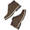 Pánske hnedé topánky „Low Dock Boots Dark Brown Vegan Suede“