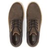 Pánske hnedé topánky „Low Dock Boots Dark Brown Vegan Suede“