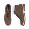 Pánske hnedé topánky „Low Dock Boots Dark Brown Vegan Suede“