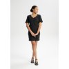 Dámske čierne tričkové šaty "JANITRA black"