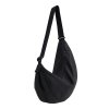 Veľká kabelka "MOON BAG LARGE black" z recyklovaných plastov z oceánov