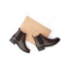 Dámske tmavohnedé členkové topánky „Luxe Smart Chelsea Boots Dark Brown“