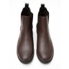Dámske tmavohnedé členkové topánky „Luxe Smart Chelsea Boots Dark Brown“
