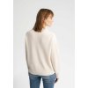 Dámsky krémový sveter so zipsom "KIMAYA cream blend"