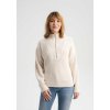 Dámsky krémový sveter so zipsom "KIMAYA cream blend"