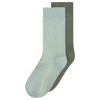 Unisex farebné ponožky 2-balenie "2-pack Basic mint/thyme"